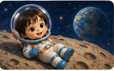 Luni dreaming on the moon
